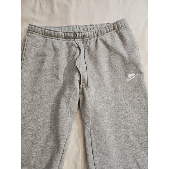 Vintage 80s Nike Embroidered Swoosh Grey Track Sweatpants Large - Picture 2 of 9